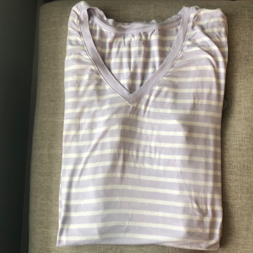 Lavender Liz Lange Maternity T-Shirt